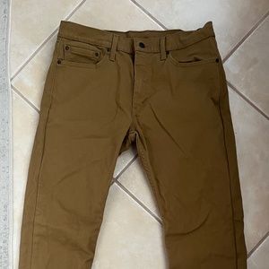 Men's Levi's 513 Slim Straight Stretch Jeans 34/30 - Beige